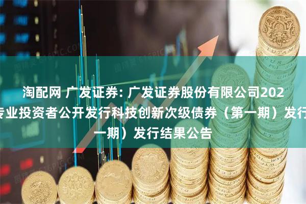 淘配网 广发证券: 广发证券股份有限公司2025年面向专业投资者公开发行科技创新次级债券(第一期)发行结果公告